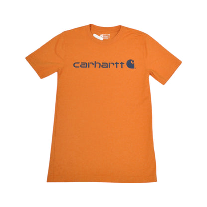 Vintage Carhartt Pocket T-Shirt Orange XS