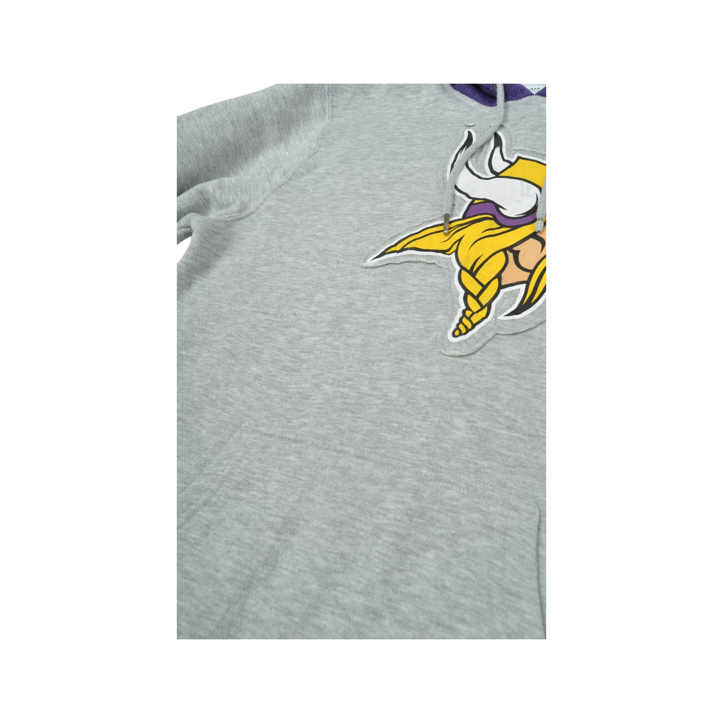 Vintage NFL Minnesota Vikings Sweatshirt Hoodie Grey Medium