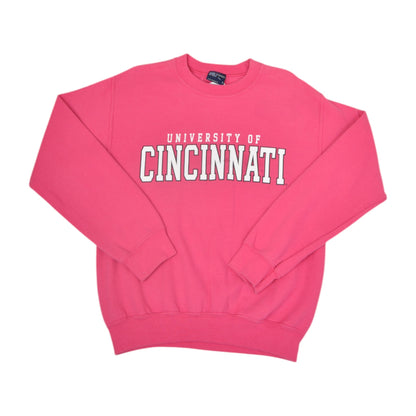 Vintage Cincinnati University Sweatshirt Pink Small