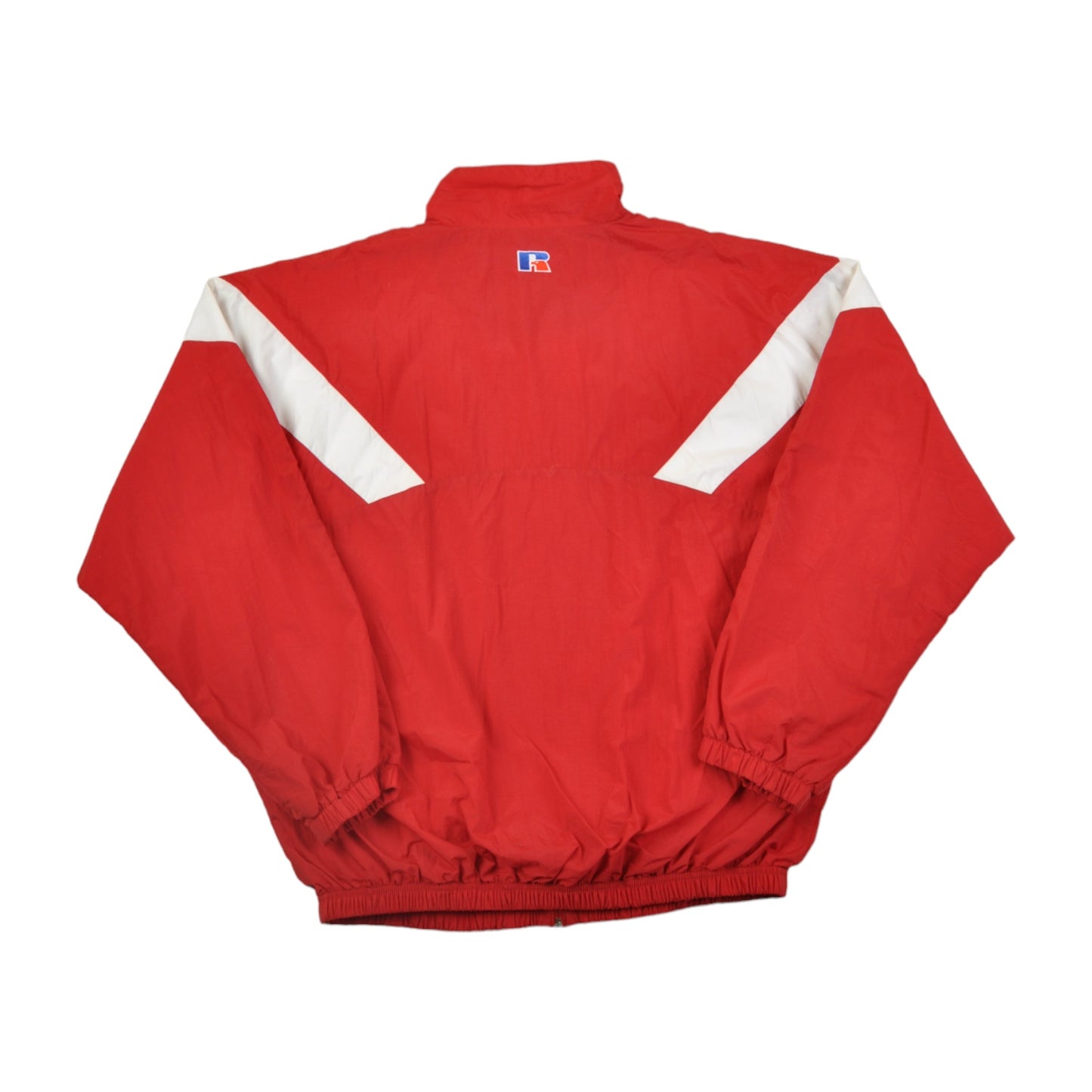 Vintage Russell Athletic Shell Suit Windbreaker Jacket Red/White XXL