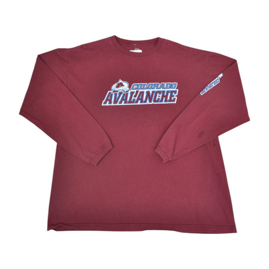 Vintage NHL Colorado Avalanche T-Shirt  Burgundy XL