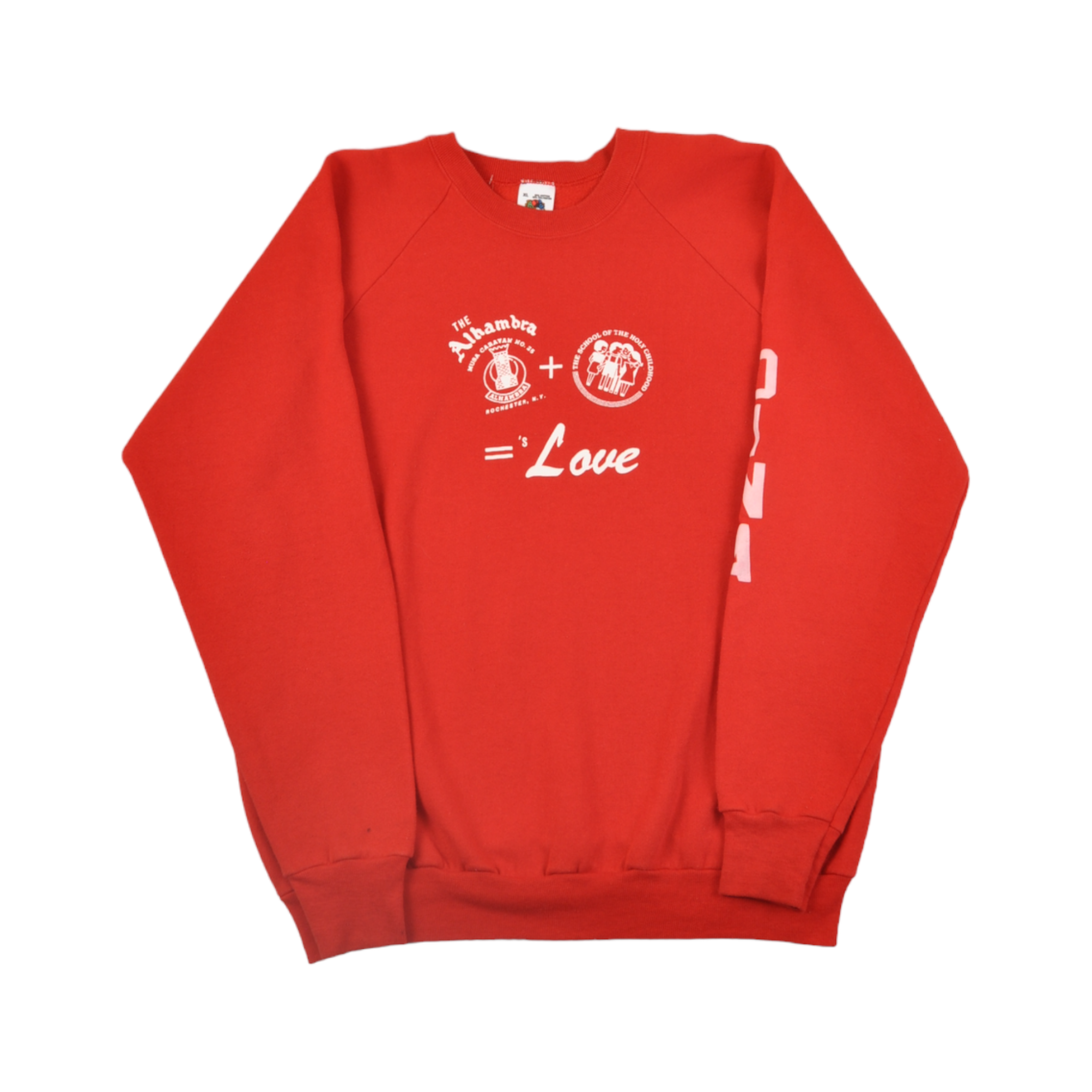 Fruit of the loom red outlet sweatshirt