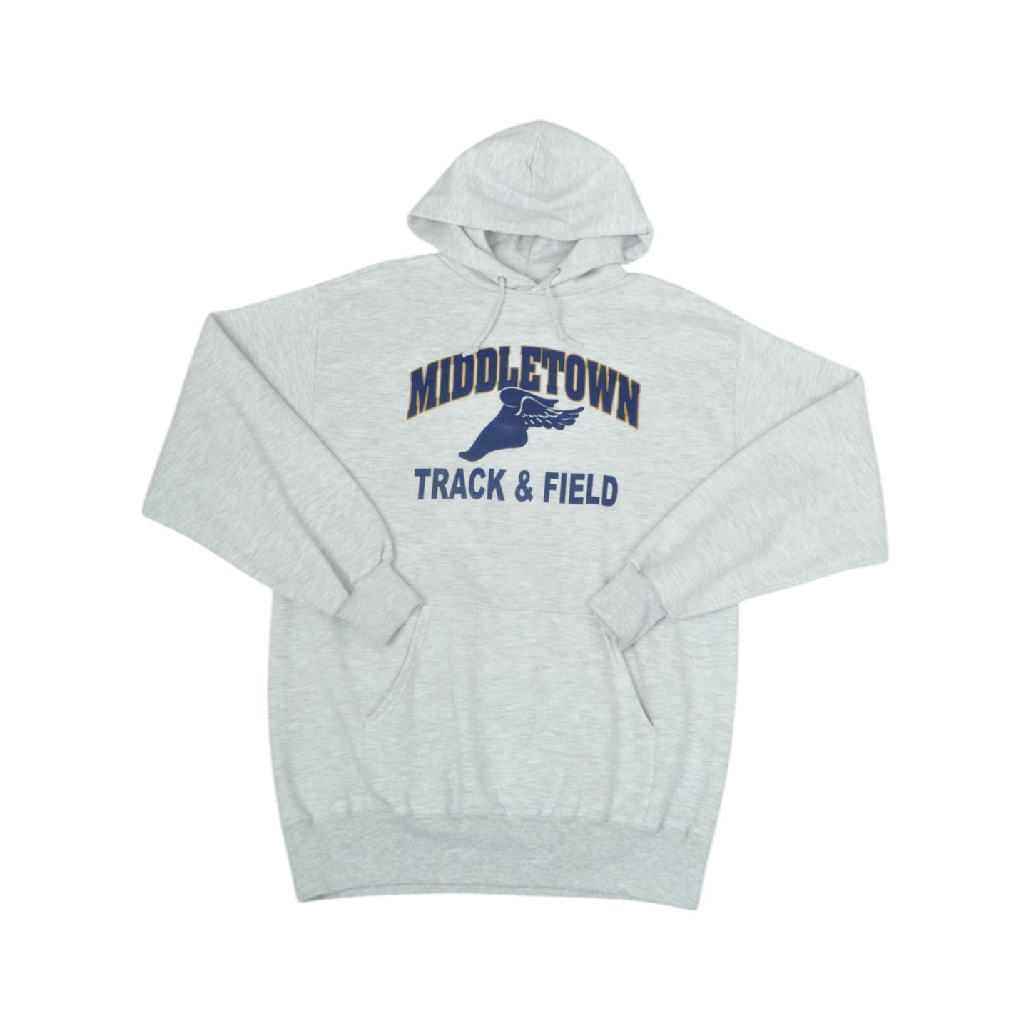 Vintage Middletown Track and Field Sweatshirt Grey Large