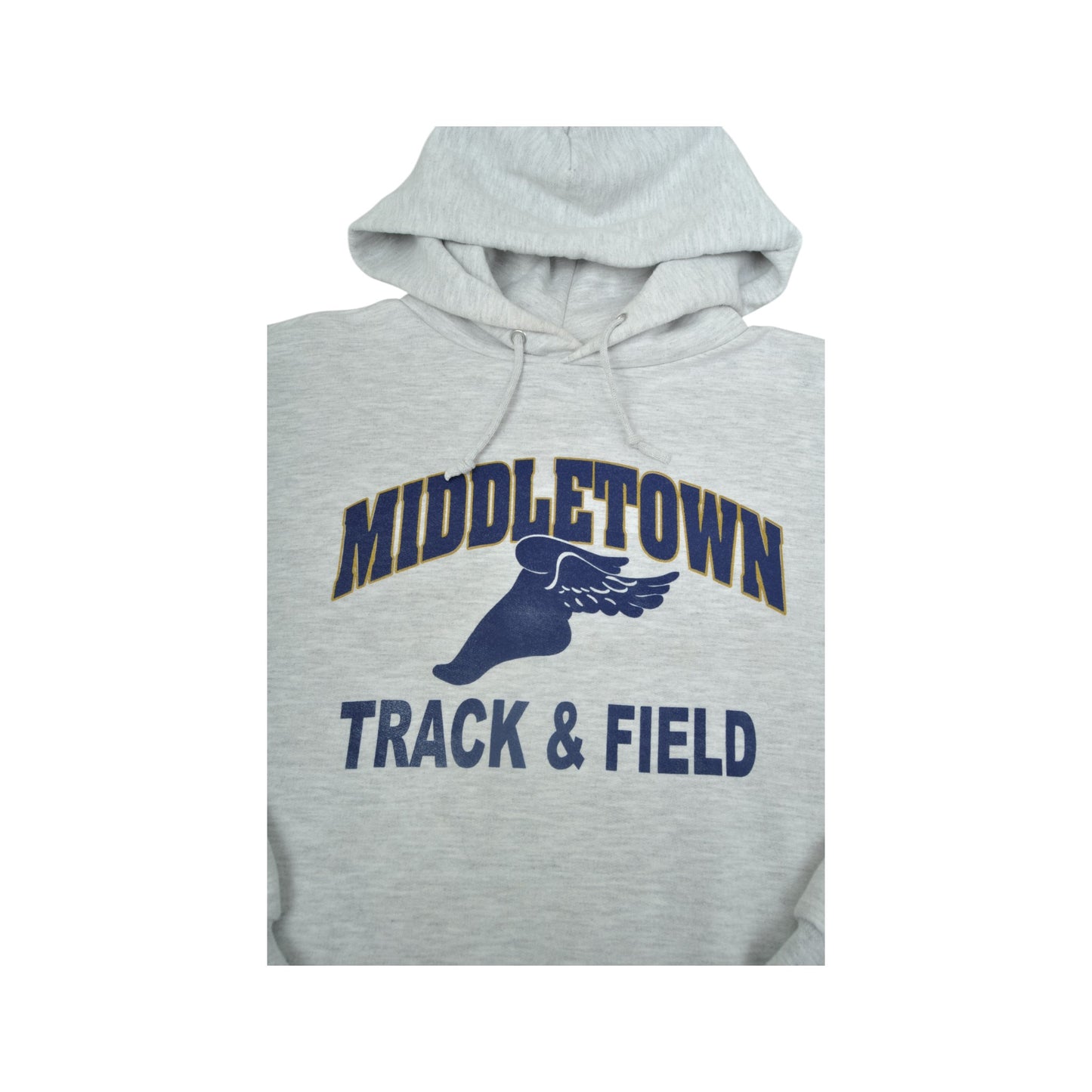 Vintage Middletown Track and Field Sweatshirt Grey Large