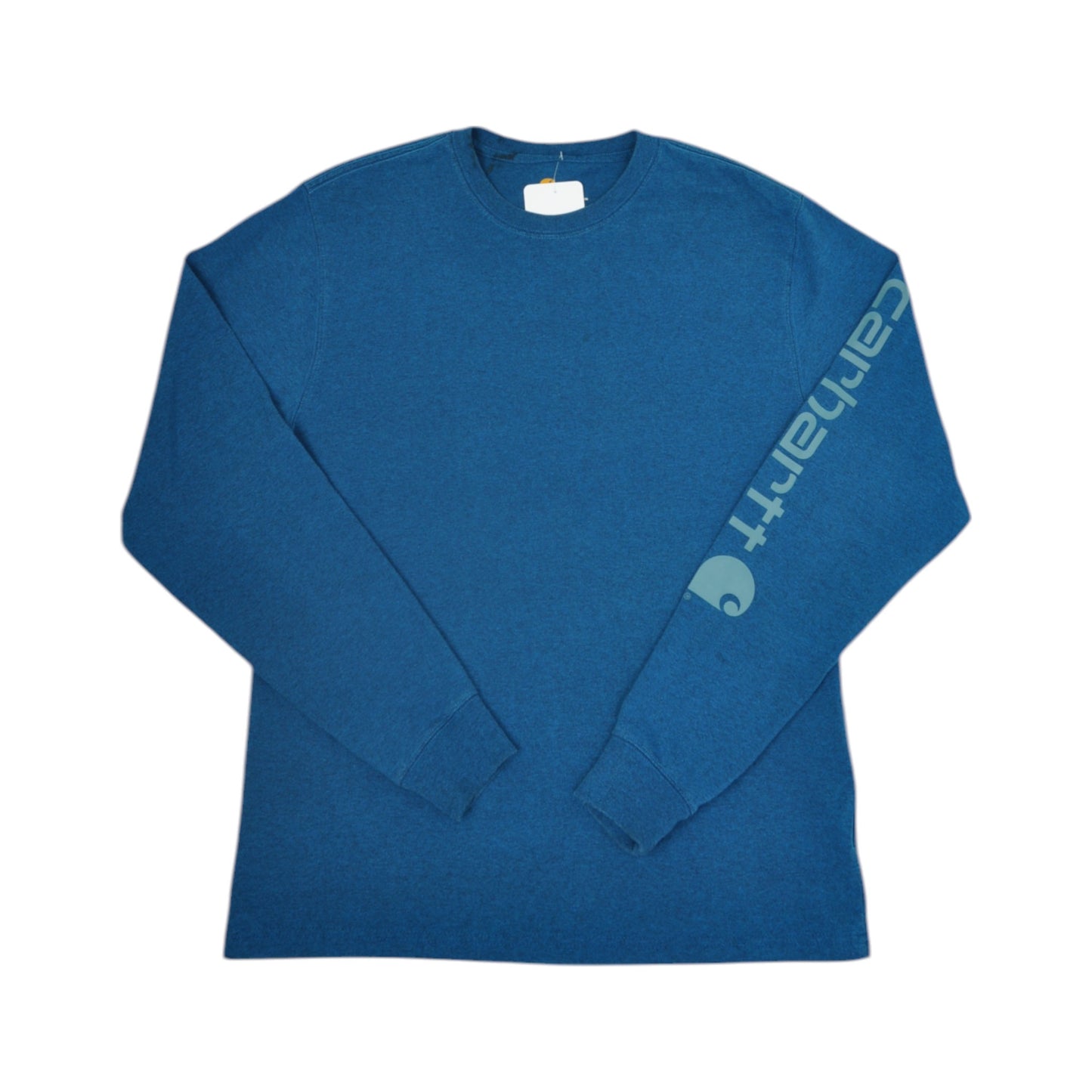 Vintage Carhartt Long Sleeve T-Shirt Blue Small