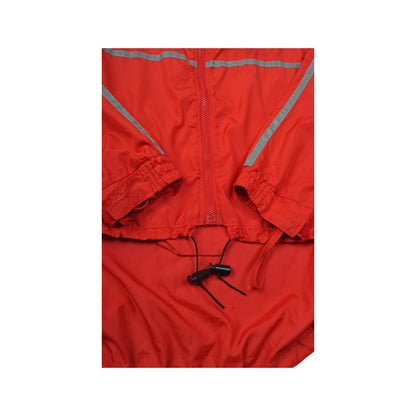 Vintage The North Face Windbreaker Jacke Rot Medium