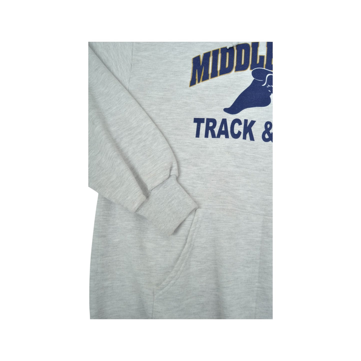 Vintage Middletown Track and Field Sweatshirt Grey Large