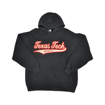 Vintage Texas Tech University Sweatshirt Hoodie Black Small