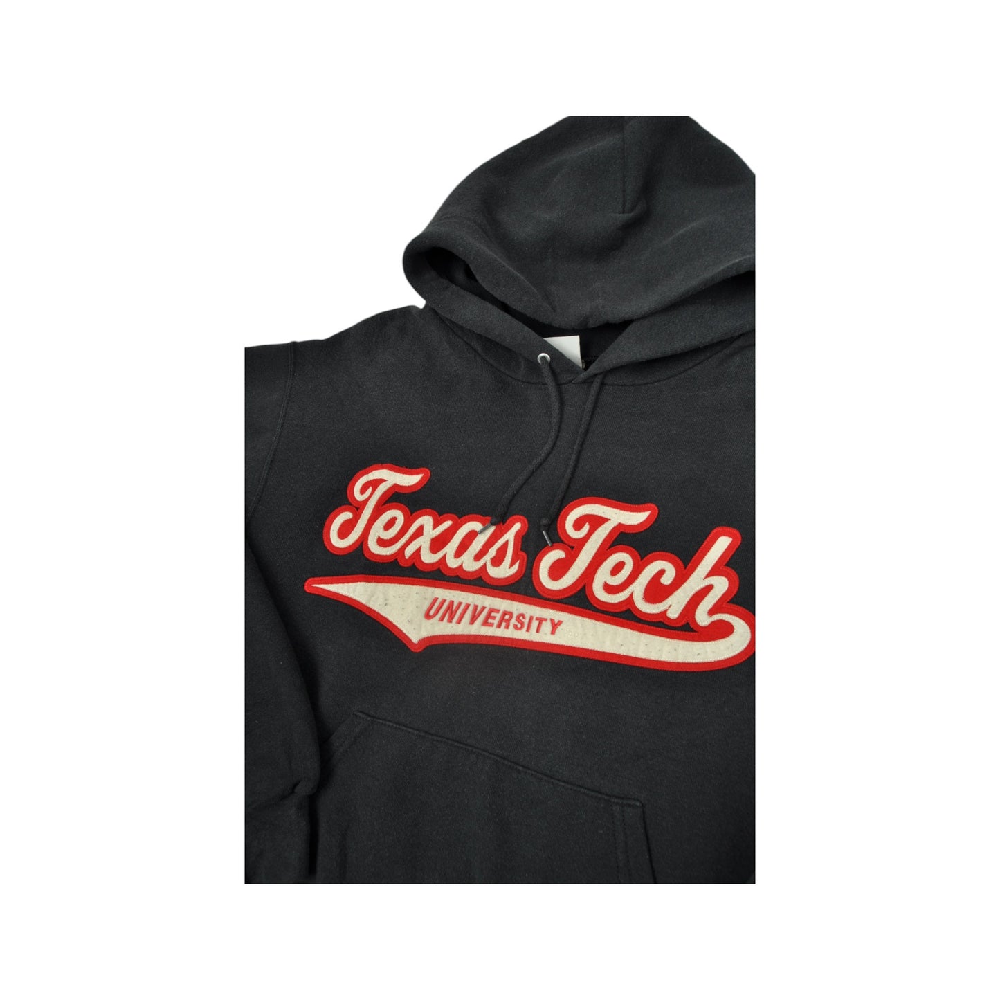 Vintage Texas Tech University Sweatshirt Hoodie Black Small