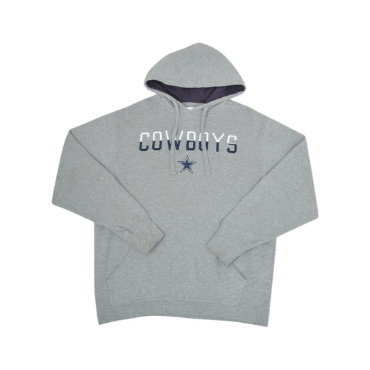 Vintage NFL Dallas Cowboy Sweatshirt Hoodie Grey Medium