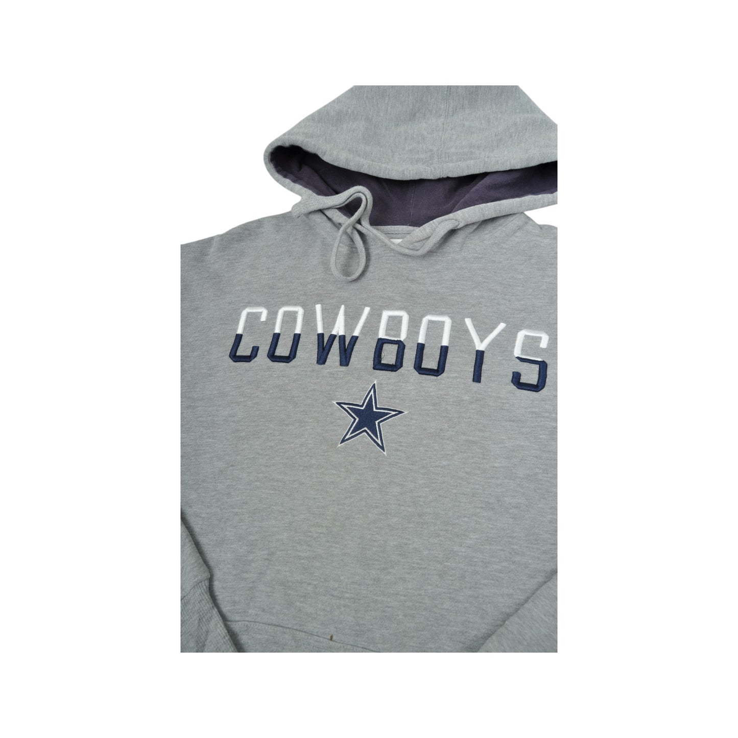 Vintage NFL Dallas Cowboy Sweatshirt Hoodie Grey Medium