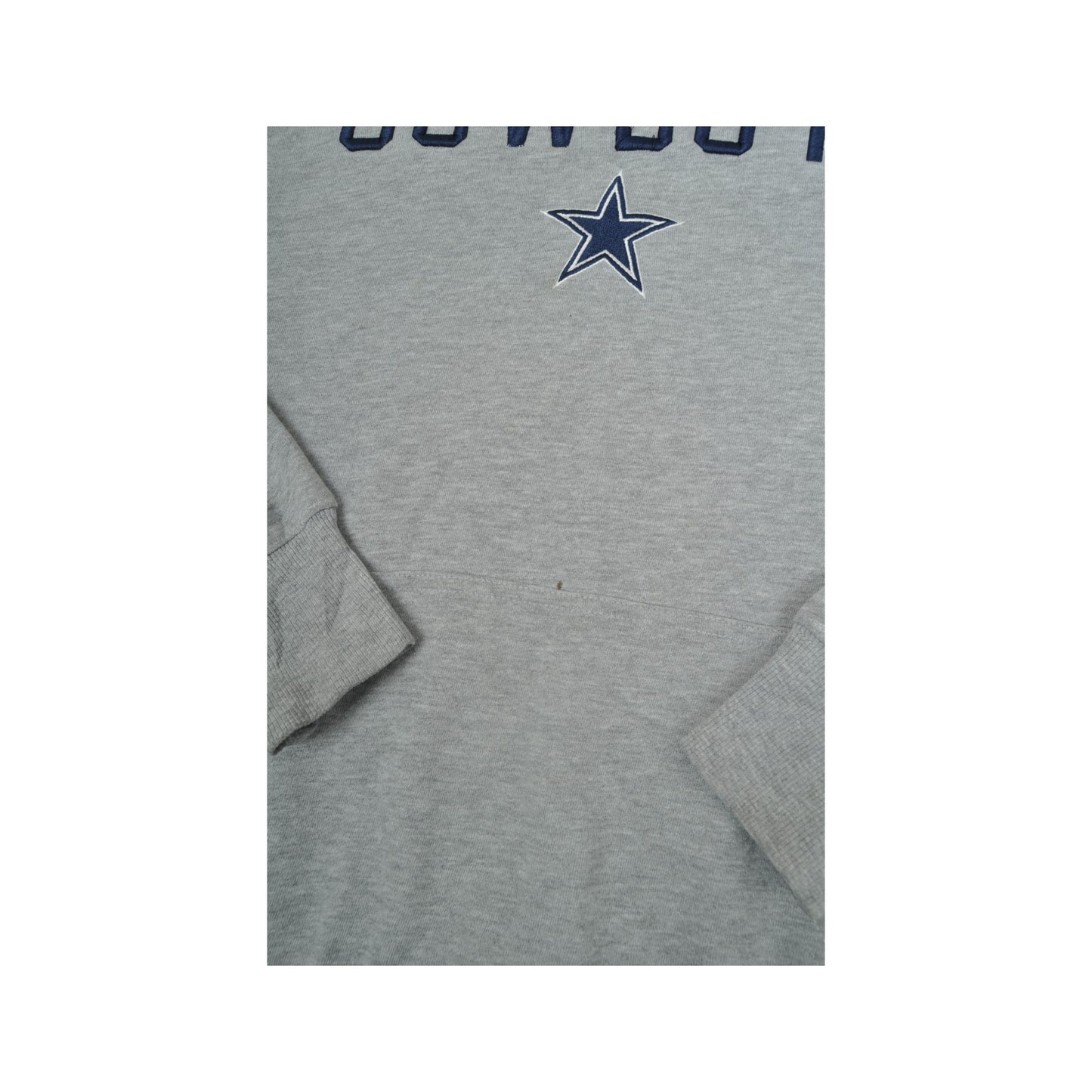 Vintage NFL Dallas Cowboy Sweatshirt Hoodie Grey Medium