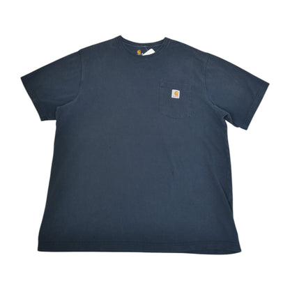 Vintage Carhartt Pocket T-Shirt Navy XL