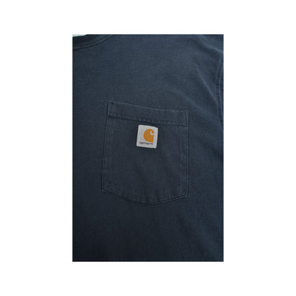 Vintage Carhartt Pocket T-Shirt Navy XL