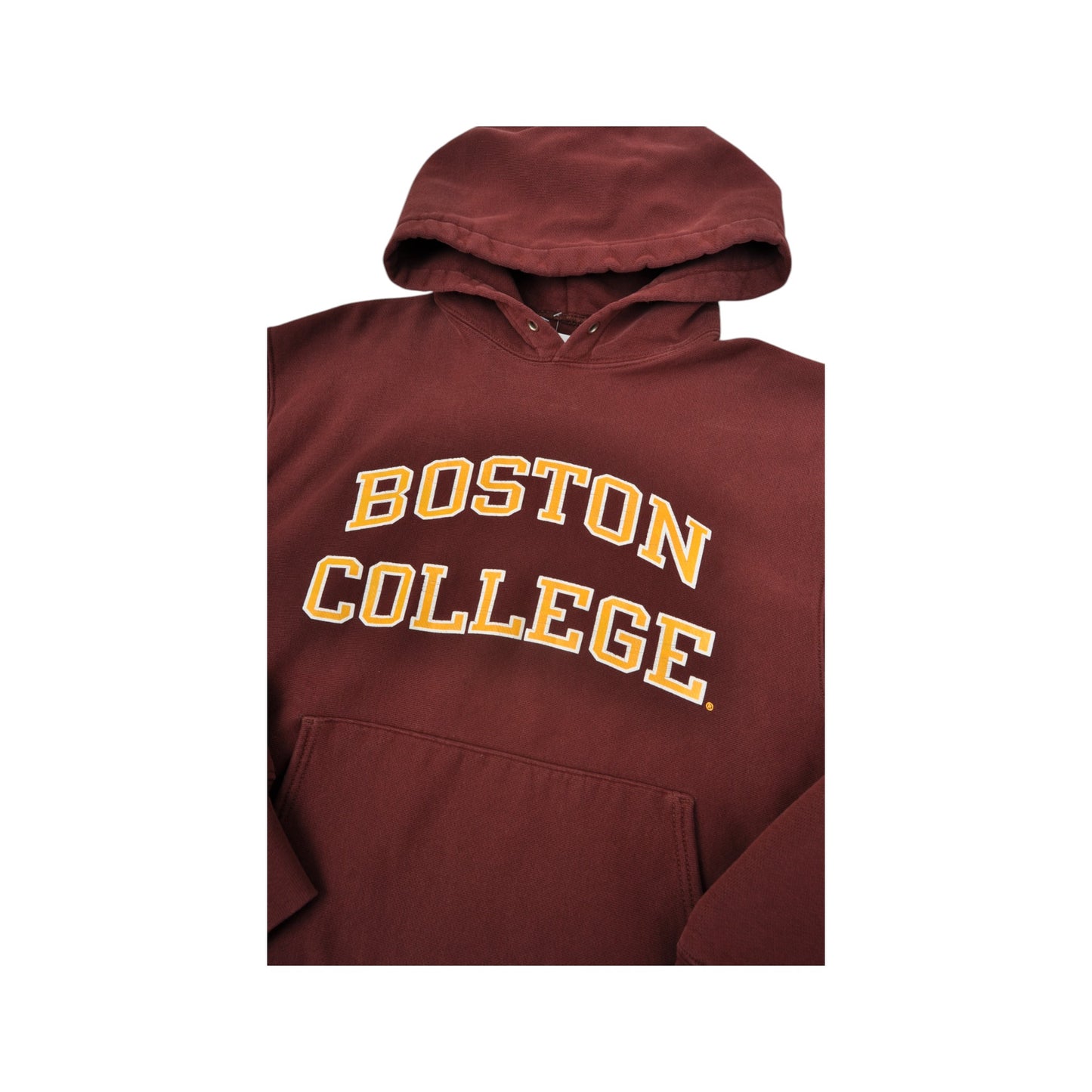 Vintage Champion Boston College Sweatshirt Burgundy Medium