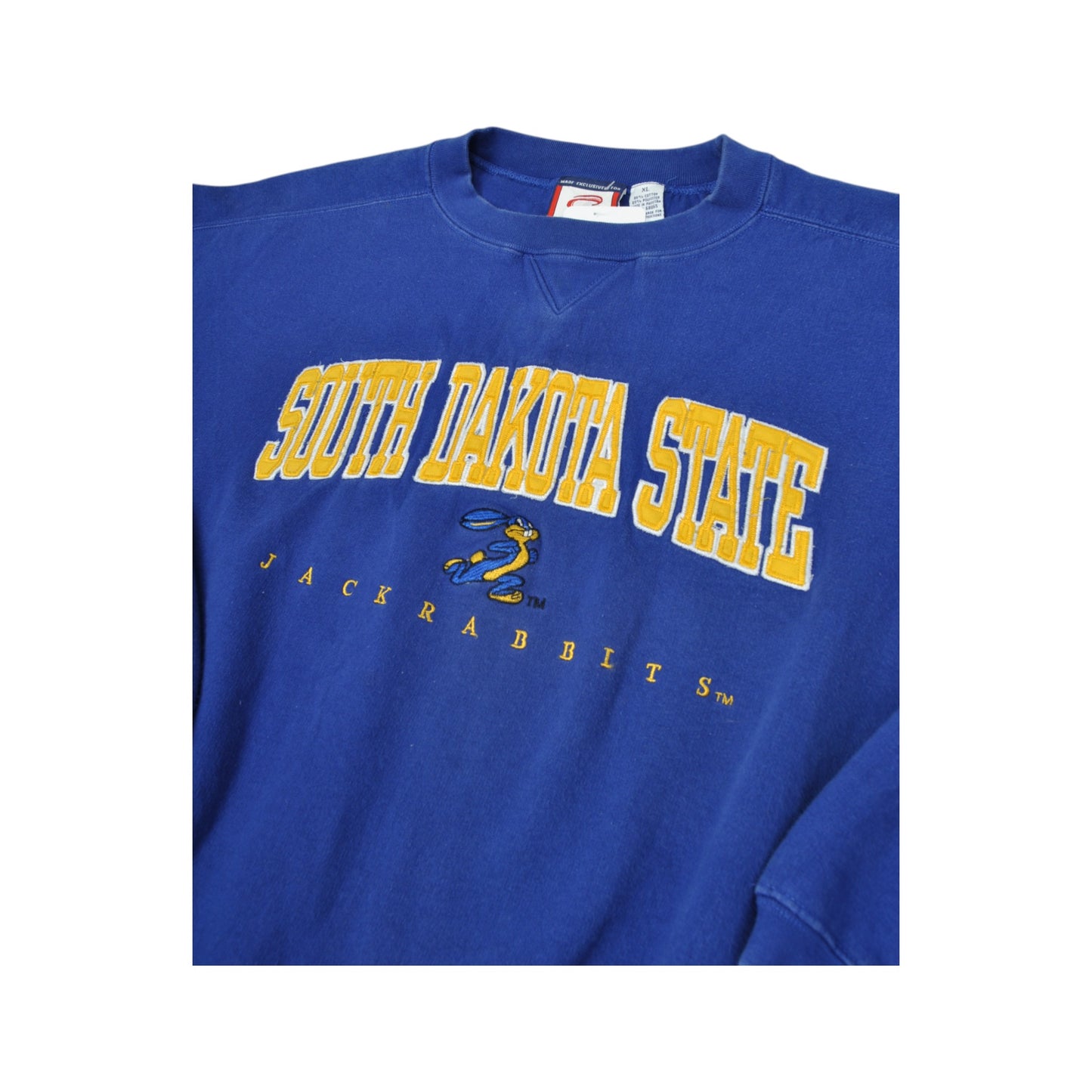 Vintage South Dakota State Jack Rabbits Sweatshirt Blue XL