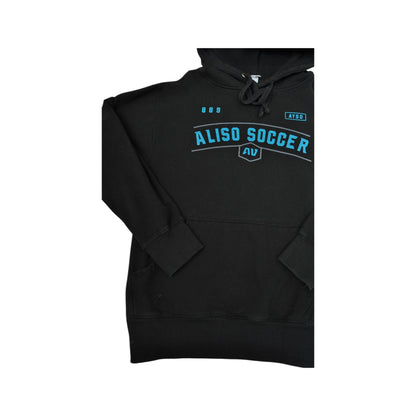 Vintage Aliso Soccer Sweatshirt Hoodie Black Small