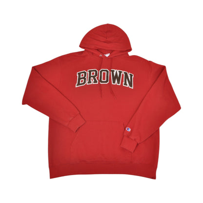 Vintage Champion Brown University Sweatshirt Red XL