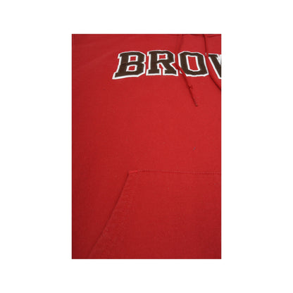 Vintage Champion Brown University Sweatshirt Red XL