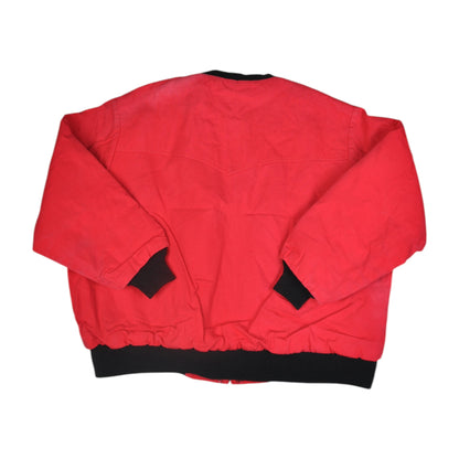 Vintage Bomber Workwear Jacket Red XXXL