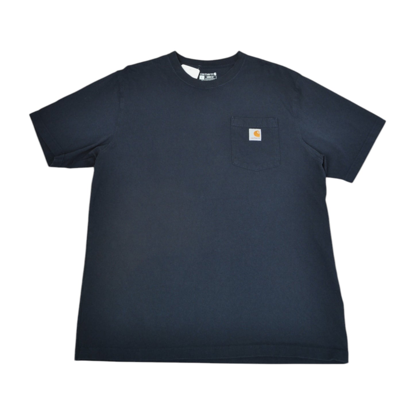 Vintage Carhartt Pocket T-Shirt Navy Large