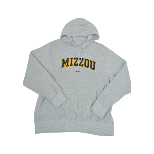 Vintage Nike Team Mizzou Sweatshirt Hoodie Grey Large