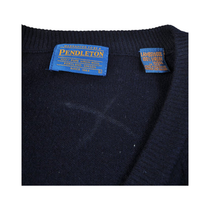 Vintage Knitwear Pendleton Vest Navy Large