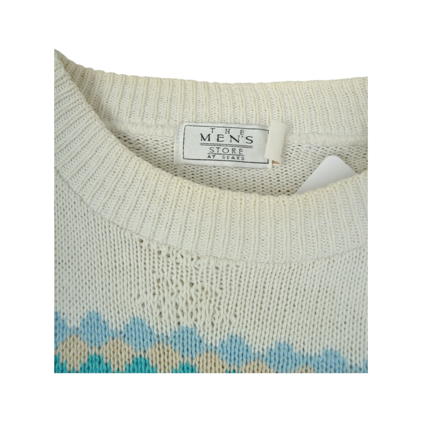 Vintage Knitwear Sweatshirt Retro Pattern Multi Small