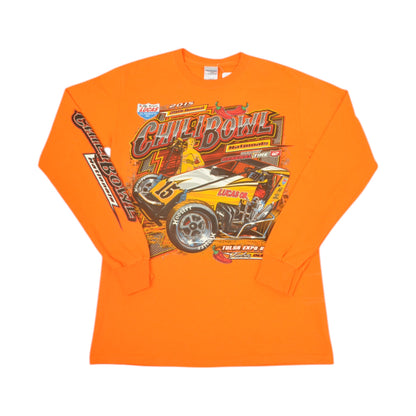 Vintage Chili Bowl T-Shirt Long Sleeve Orange Small