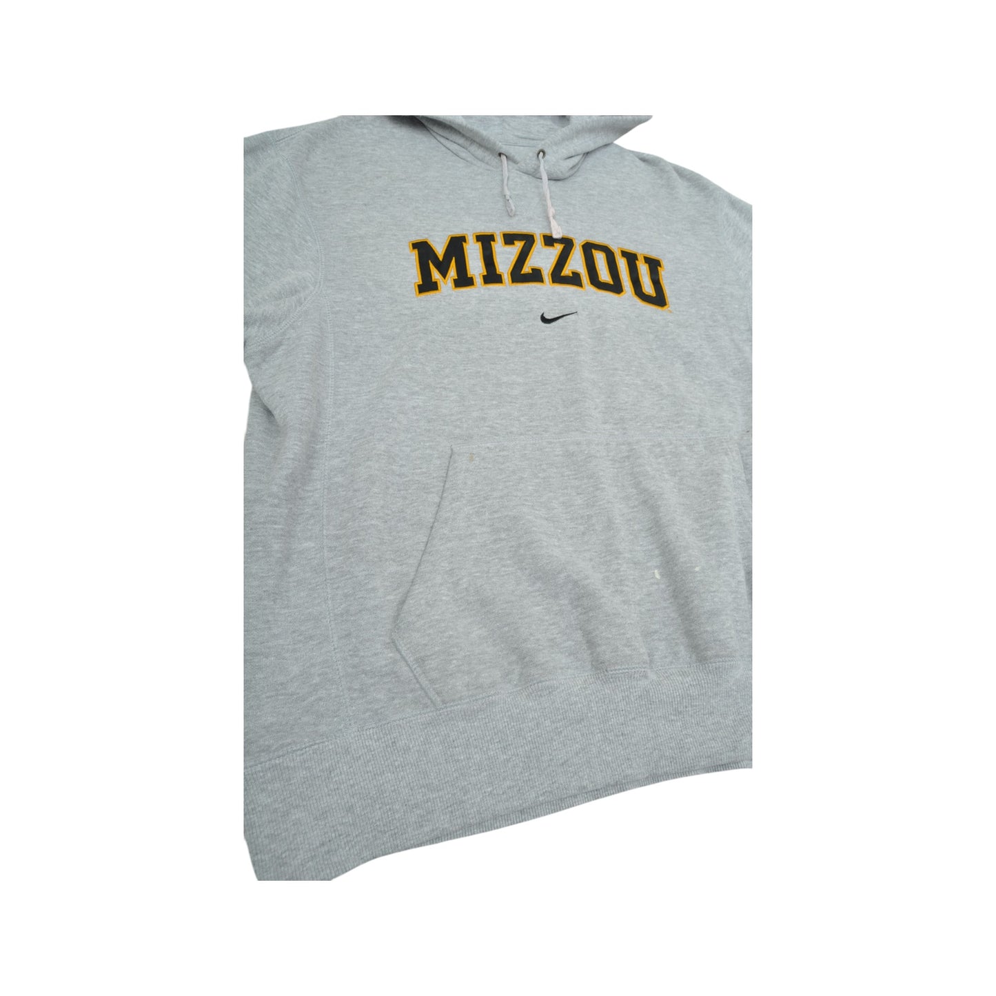 Vintage Nike Team Mizzou Sweatshirt Hoodie Grey Large