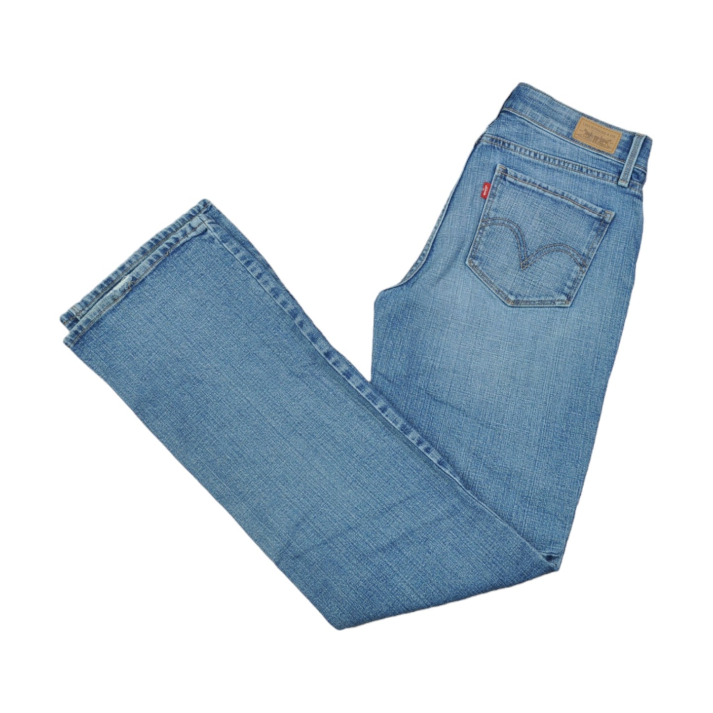 Vintage Levi's Boot Cut Jeans Blue Wash Denim Ladies W28 L32