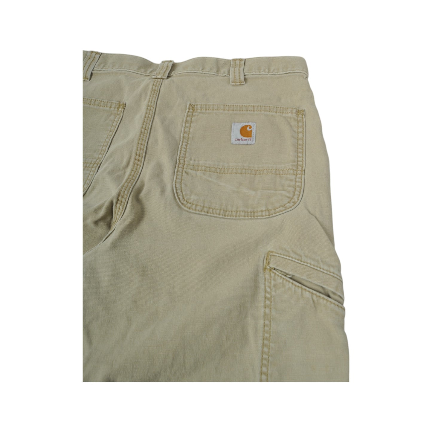 Vintage Carhartt Relaxed Fit Carpenter Jeans Beige W33 L32