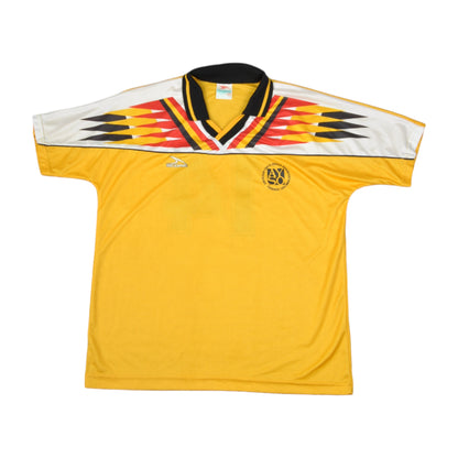 Vintage 90s Football Jersey Yellow Medium