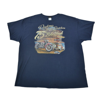 Vintage Harley-Davidson Dytona Beach T-Shirt Navy XXXL