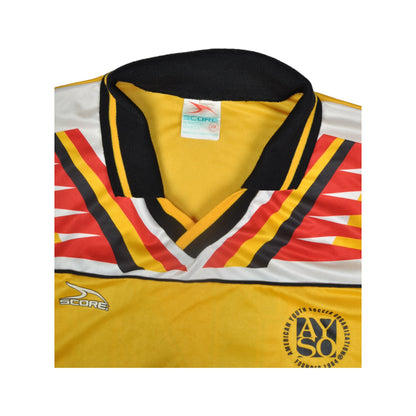 Vintage 90s Football Jersey Yellow Medium