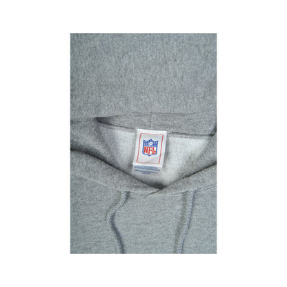 Vintage NFL New England Patriots Hoodie Grey Medium