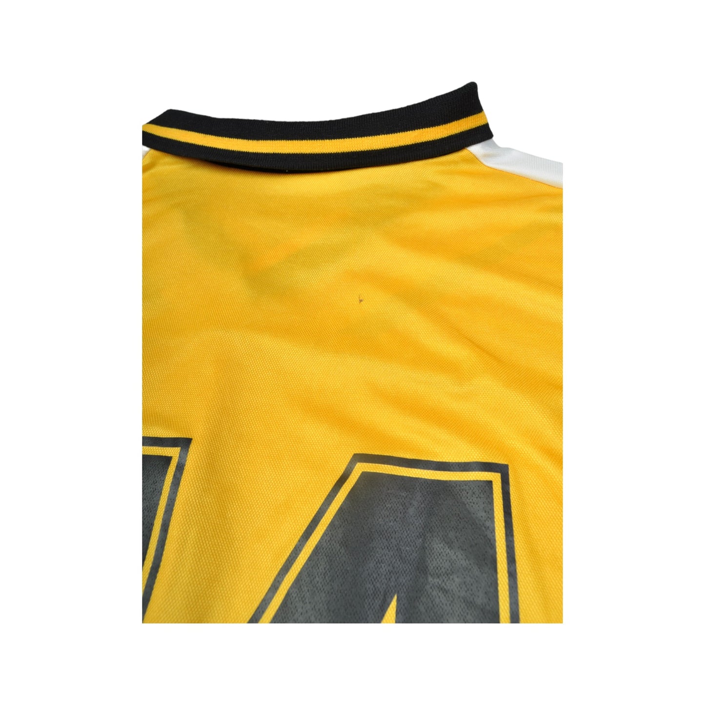 Vintage 90s Football Jersey Yellow Medium