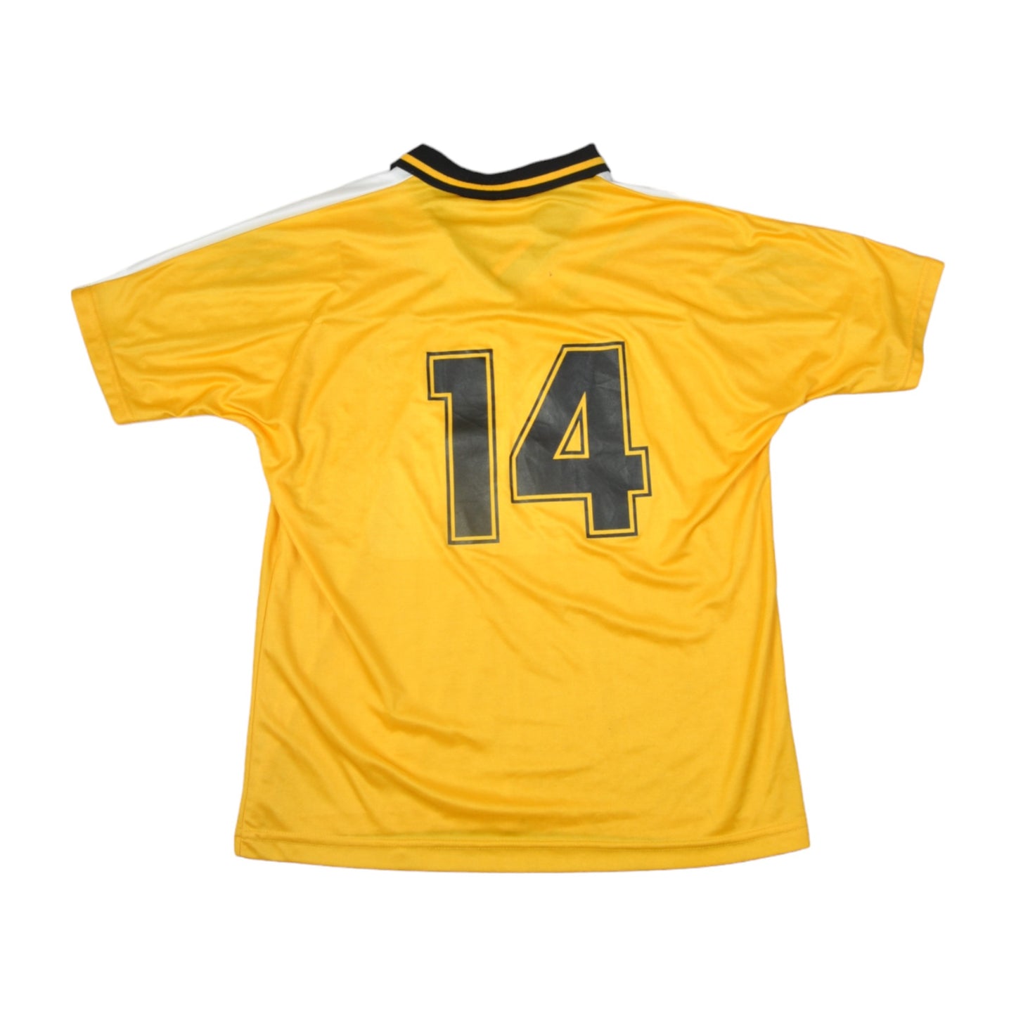 Vintage 90s Football Jersey Yellow Medium