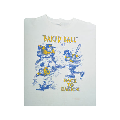 Vintage Baker Ball T-Shirt White XL