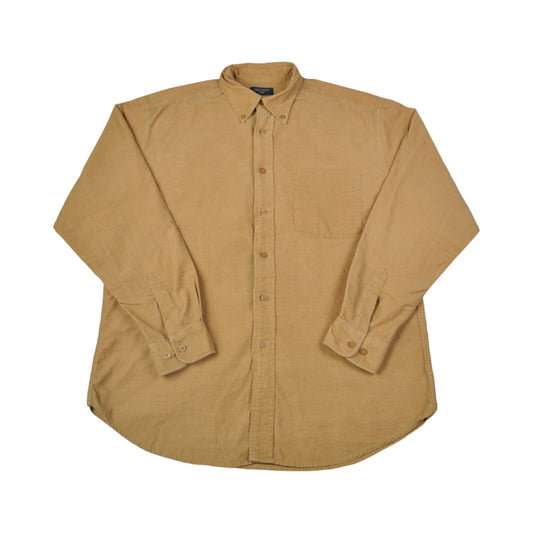 Vintage Corduroy Dockers Shirt Tan Medium