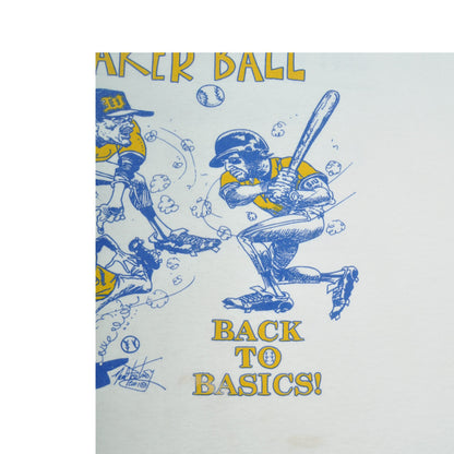 Vintage Baker Ball T-Shirt White XL