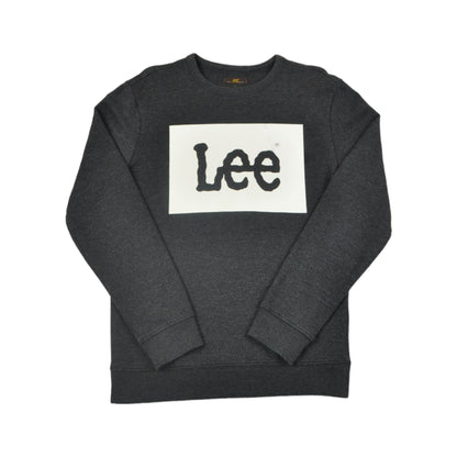 Vintage Lee Crew Neck Sweatshirt Grey Small