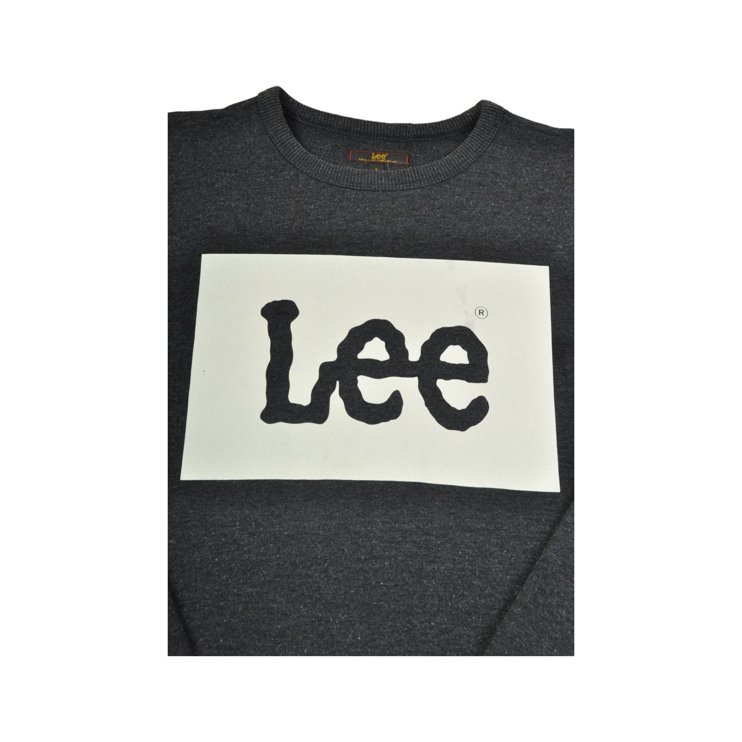 Vintage Lee Crew Neck Sweatshirt Grey Small