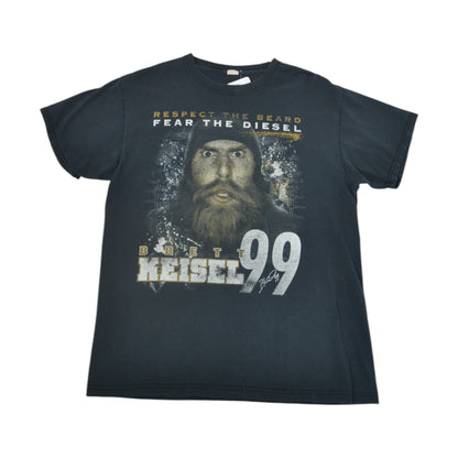 Vintage Brett Keisel 99 T-Shirt Navy Large