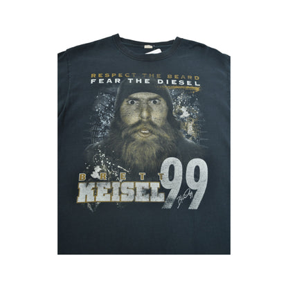 Vintage Brett Keisel 99 T-Shirt Navy Large