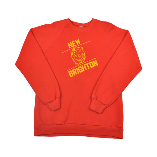 Vintage New Brighton Sweatshirt Rot Klein