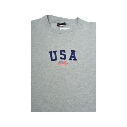 Vintage USA T-Shirt Grey Large