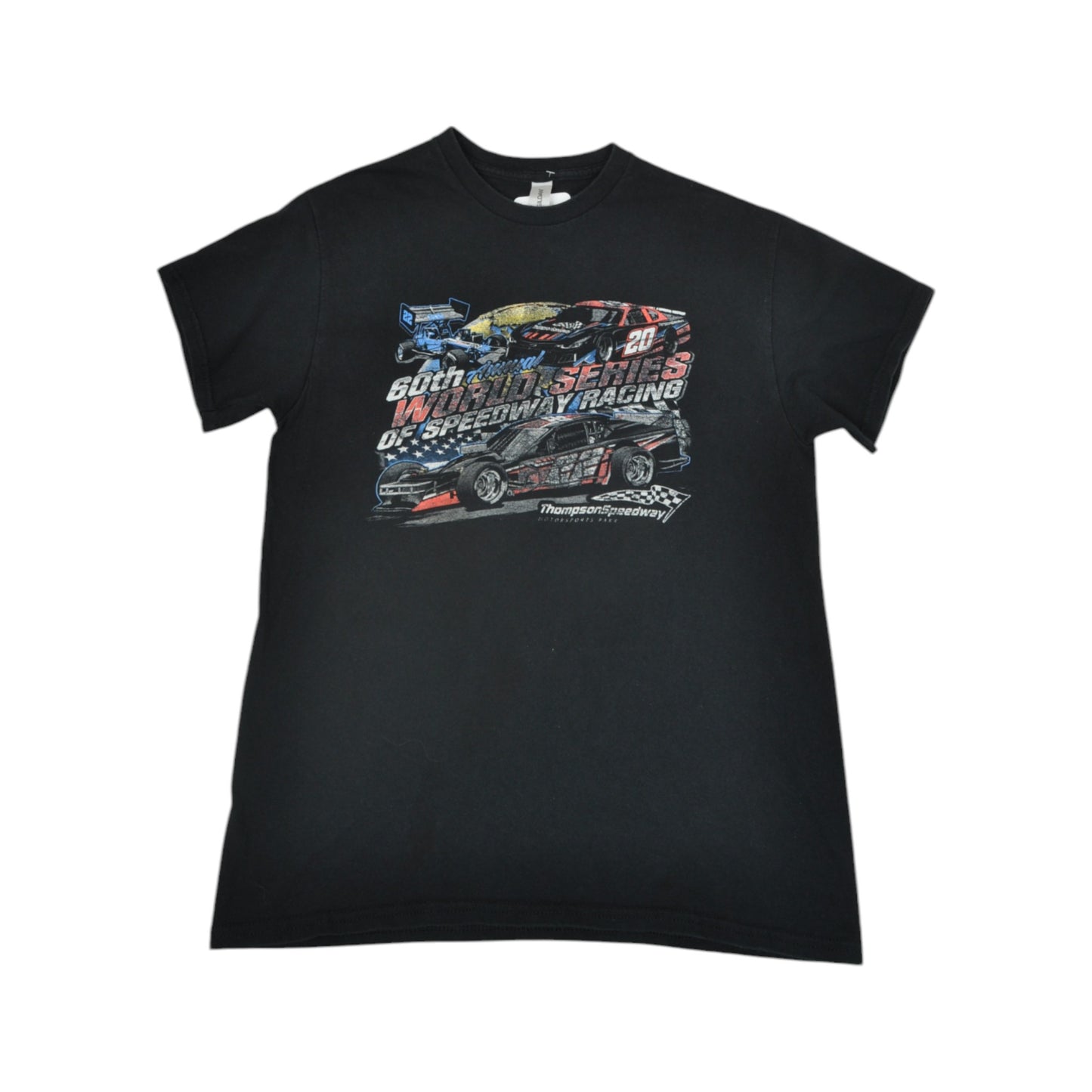 Vintage Nascar 60th World Series T-Shirt Black Medium