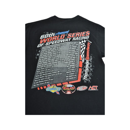 Vintage Nascar 60th World Series T-Shirt Black Medium