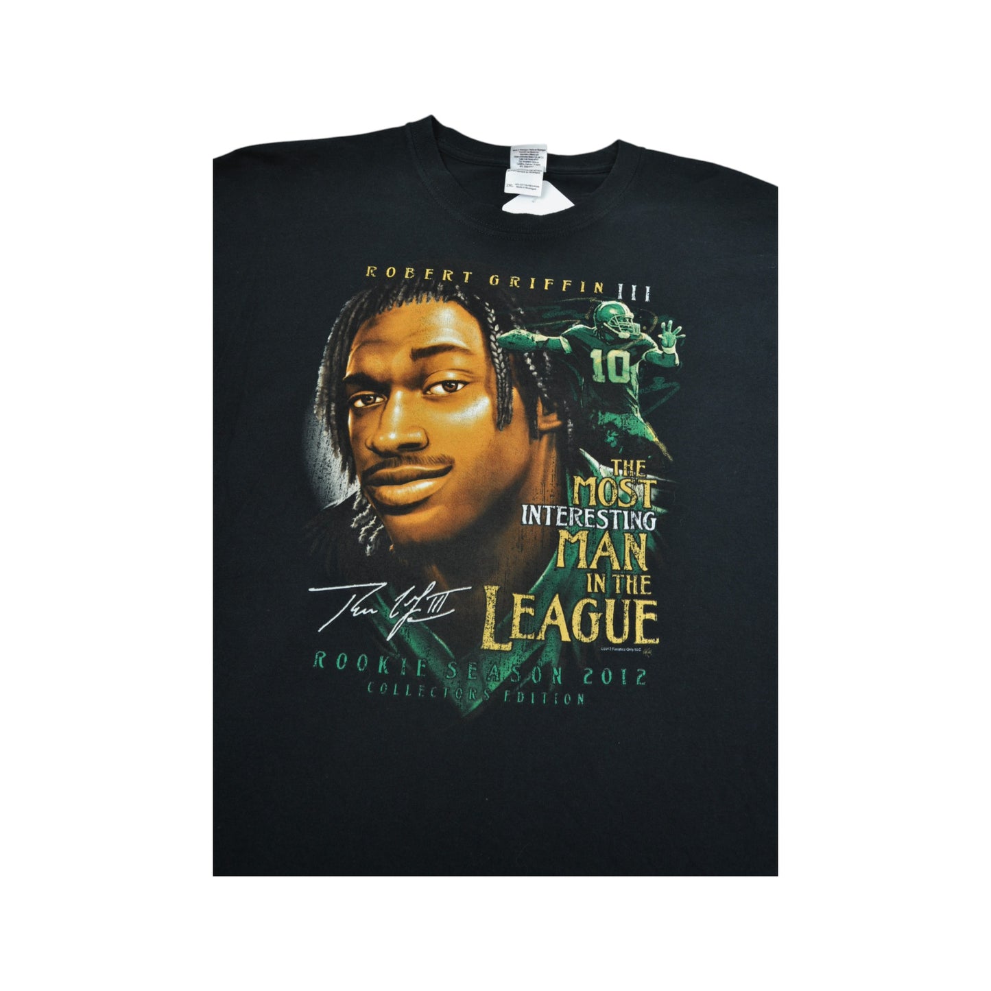 Vintage Quarterback Robert Griffin III T-Shirt Black XXL